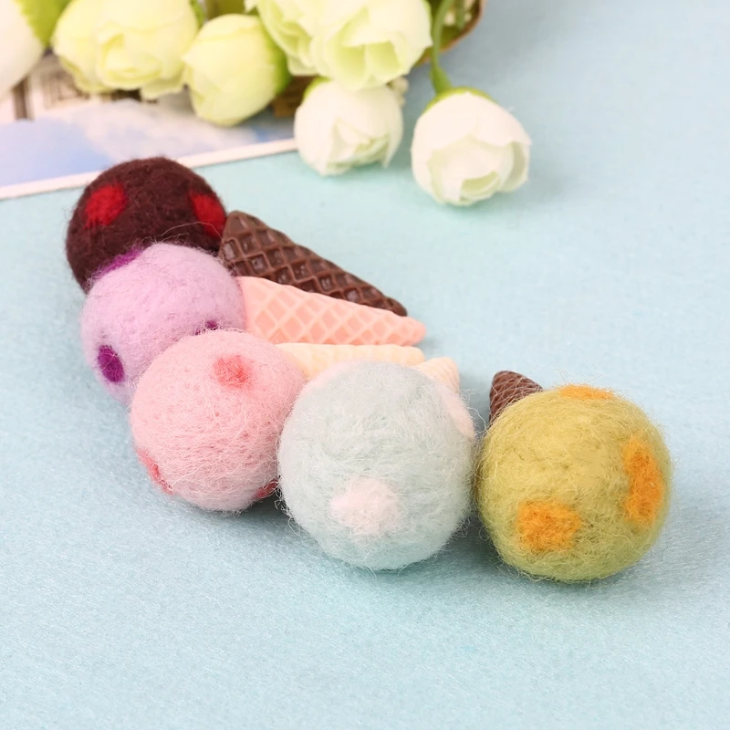 

Вязаная крючком Мороженое Мягкая игрушка Детская комфортная игрушка Ручная работа Шитье для куклы Младенческая компания для для