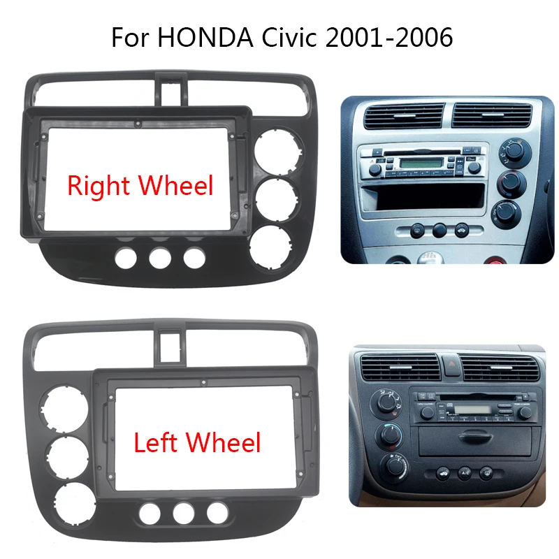 2003 honda civic double din dash kit discount