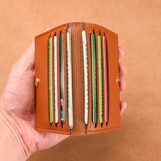 1Pc Card Bag Slim And Compact Bank ID Card Case Driver's License Wallet Simple And Anti Demagnetization Card Holder 5