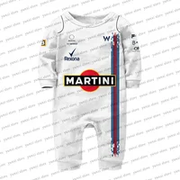 2024 Newborn One-piece Romper F1 Racing Extreme Sport Lovers Baby Leisure Suit Outdoor Sports Boys Girls Baby Crawling Suit 2