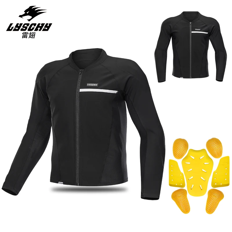 

Летние мотоциклетные куртки Lyschy LY-870, мужская Броня на все тело, гоночная защитная одежда для мотокросса