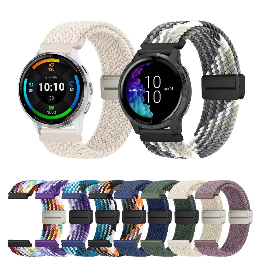 Braided Magnetic Band - Premium Smartwatch Strap, 20/22mm