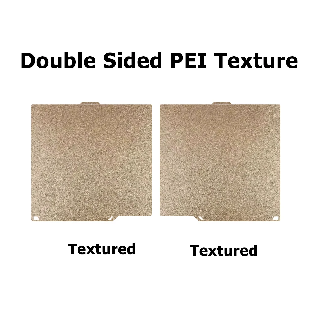 Enhanced Double-Sided PEI Build Plate - Smooth & Textured Flexible Heated Surface