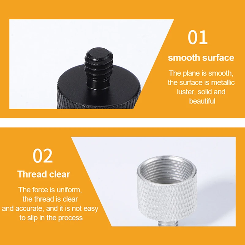 Description Picture 2 of item5/8 To 1/4 Inch Microphone Stand Adapters Conversion Screw For Level Bracket Tripod Flash Bracket Adapter Photography Accessory