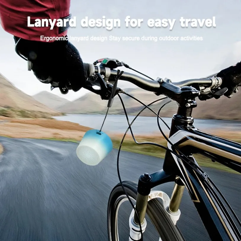 VIKEFON Mini Portable JW912 Bluetooth Speaker Magnetic Speaker BT5.3 Small Sound Box 7 Hours Playback Phone Holder