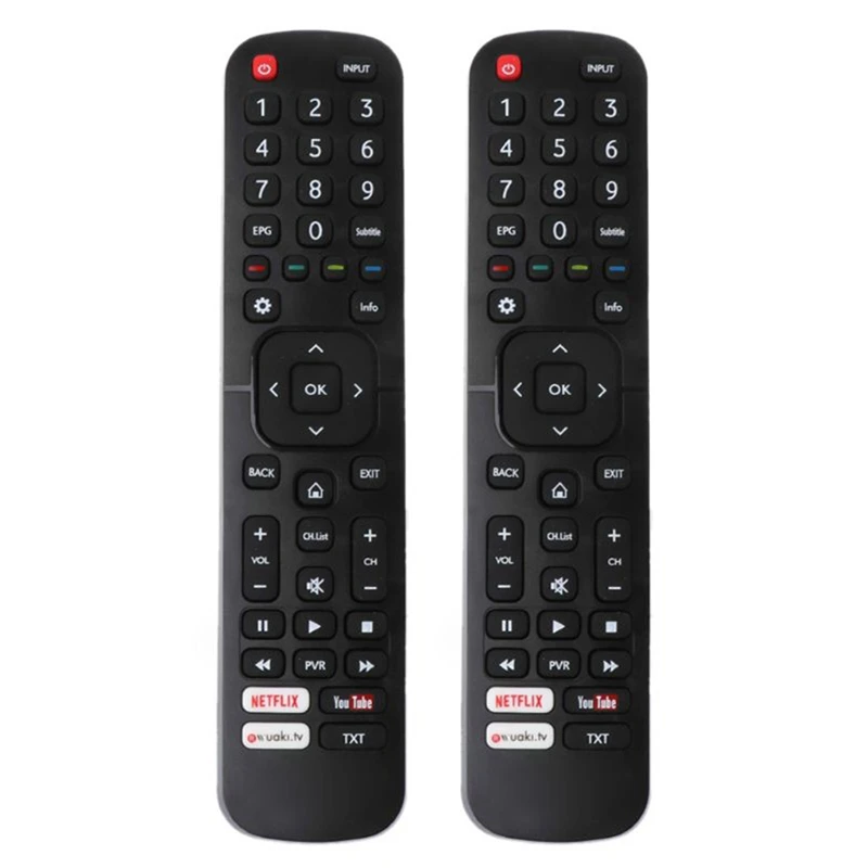 

2X En2x27hs Wireless Replacement HD Smart Tv Remote Control For Hisense Smart Tv En2x27hs H65M5500 43K300uwts0100