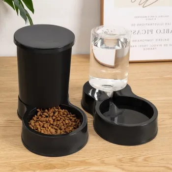 800ml automatic pet feeder and water dispenser