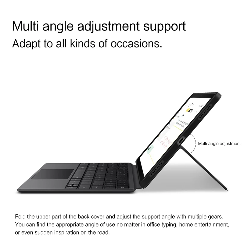 Lenovo XiaoXin Pad Pro 11.2 TB-132FU 138FU Tab P11 Pro Gen 2 태블릿 커버, 키보드 케이스, 러시아어, 스페인어, 아랍어, 히브리어