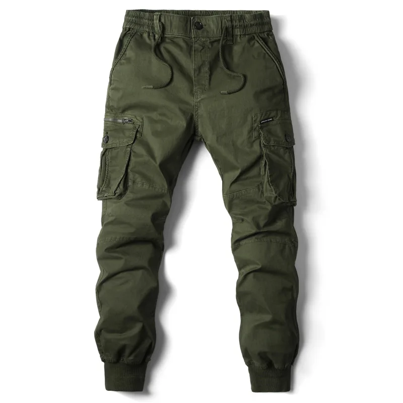 Pantalones Cargo Para Hombre, Ajuste Relajado, Cintura