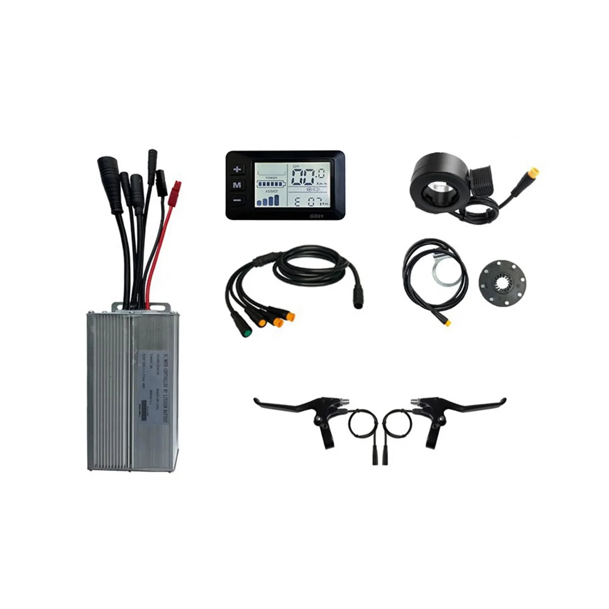 

Бесщеточный контроллер с синусоидальной волной 36 в 48 в 1000 Вт для электровелосипеда с дисплеем GD01