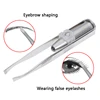 1Pcs Led Light Stainless Steel Make Up Tool Eyebrow Beauty Hair Removal Tweezer 2
