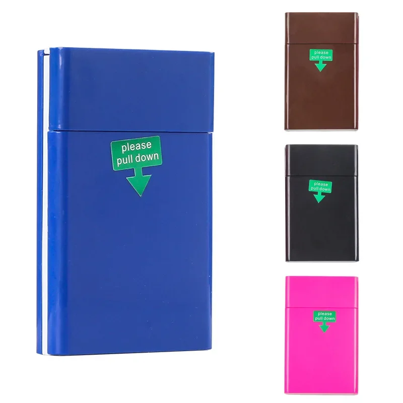 

Holder 20 Cigarettes Case ABS Automatic Cover Cigarette Case Anti Pressure Waterproof Box