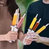 Party Shots 30/60 Pack Jello Shot Syringes 1.5 oz Food Grade Container with Lid For Plastic Shot Glasses or Jello Shot Cups 3