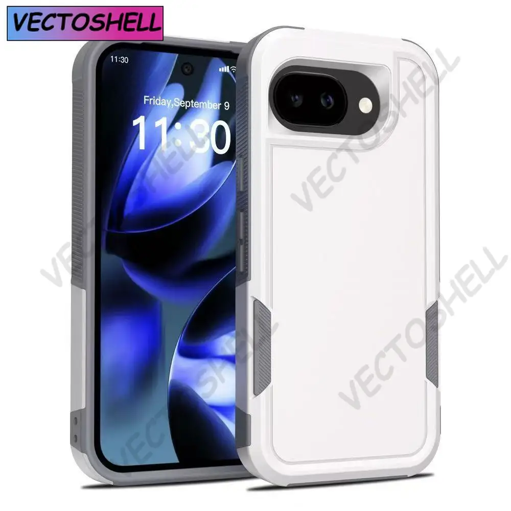 Dual-Layer Military Grade Shockproof Matte Phone Case