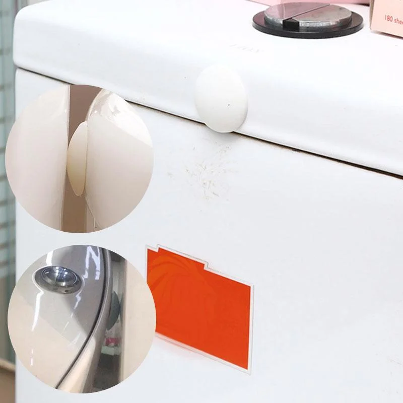 Silicone door stopper Round Strong Self Adhesive crash pad door handle bumpers Silencer Anti-collision Protector wall Sticker
