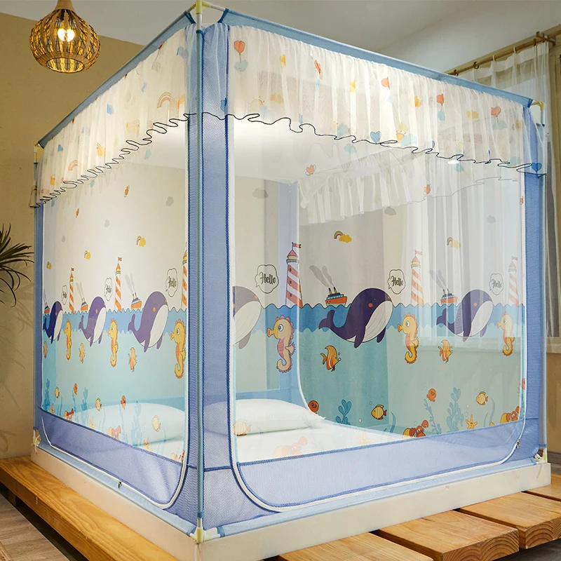 

Childrens Bunk Beds Adults Mosquito Net Canvas Girl Bed Sky Door Window Mosquito Net Mesh Tent Protector Zanzariera Home Textile