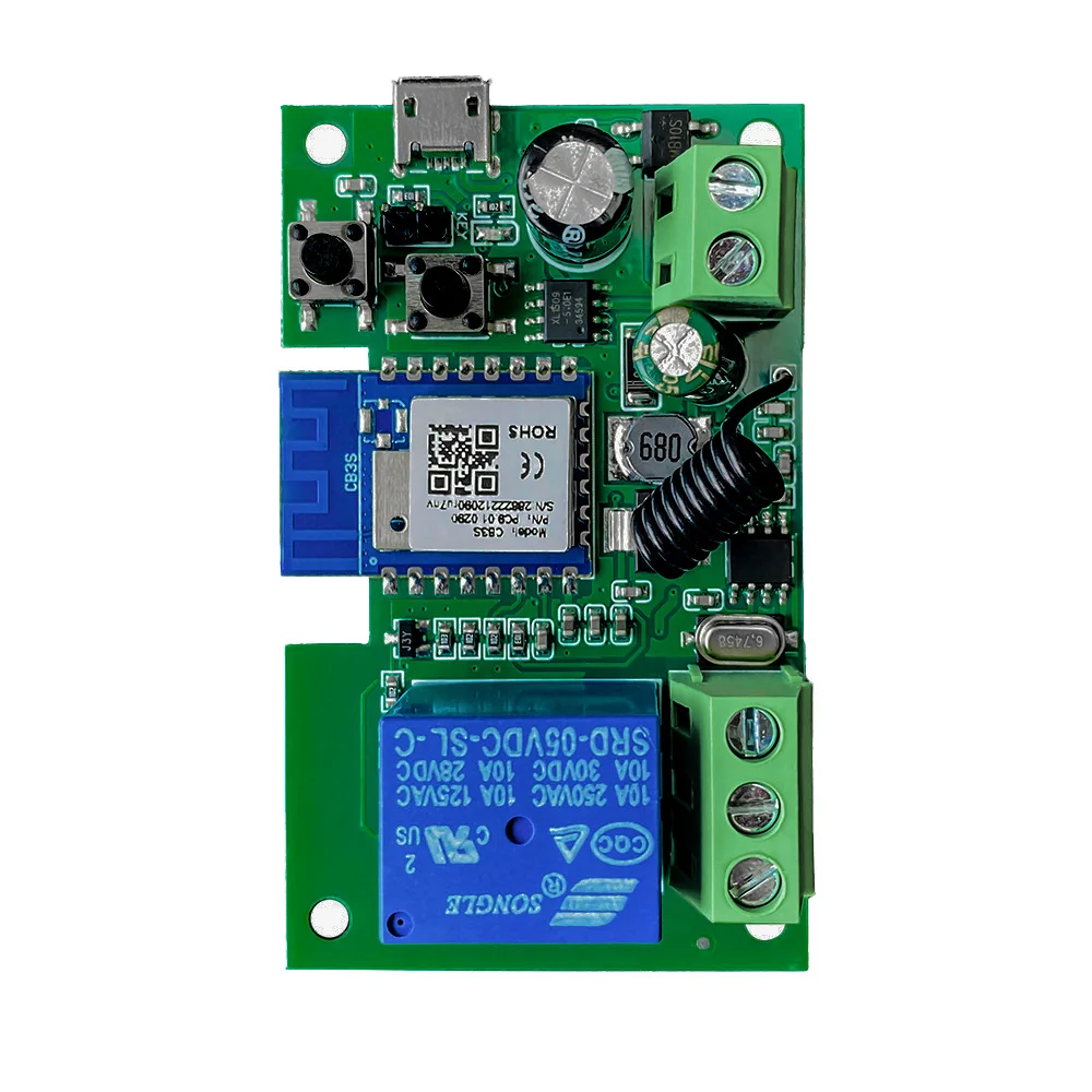 Smart WiFi Garage Door and Gate Opener with Voice Assistant Integration