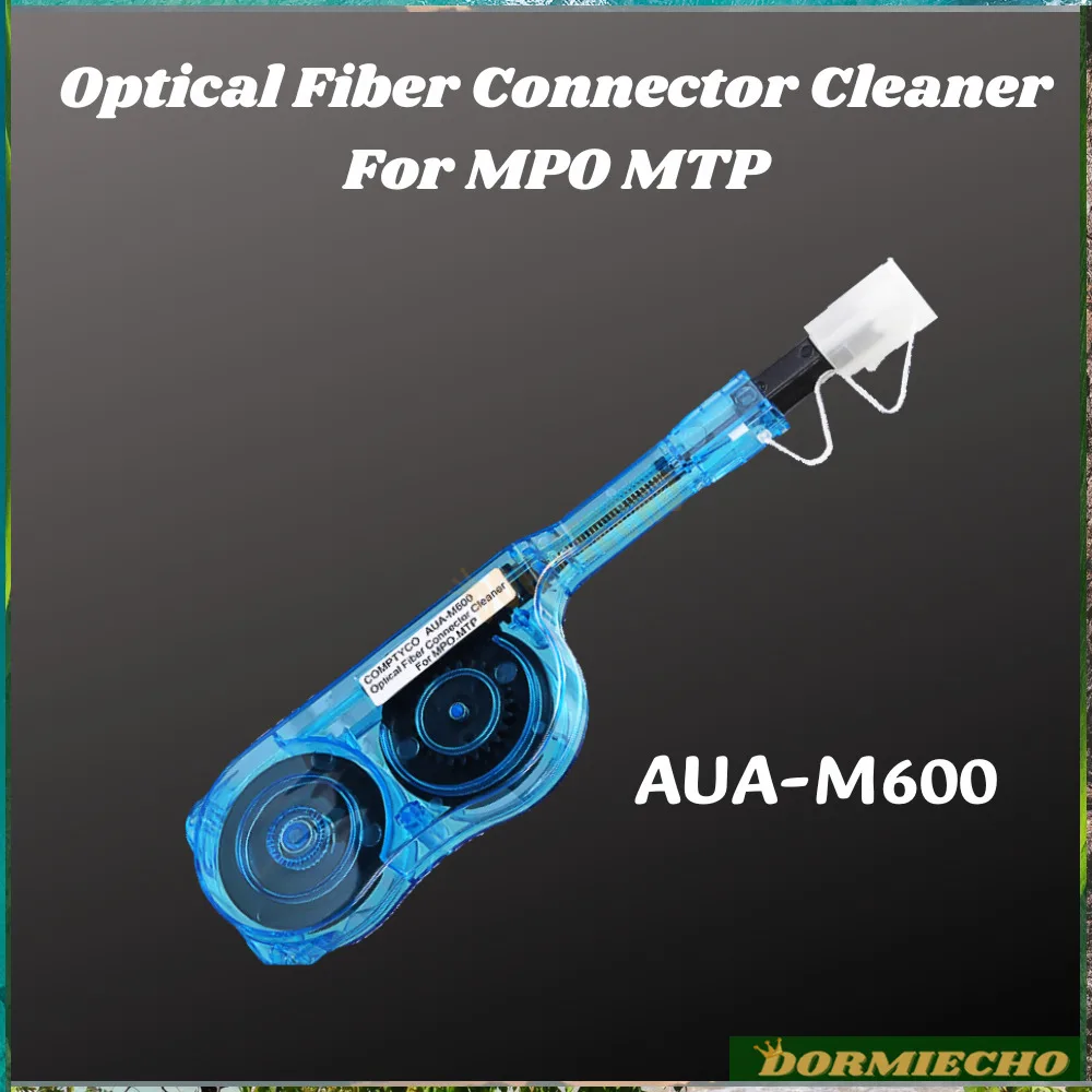 Nuovo Arrivo Aua-M600 Connettore In Fibra Ottica Cleaner Penna Per La Pulizia In Fibra Ottica Colore Opzionale Blu/Verde/Arancione Per Mpo/Mpt