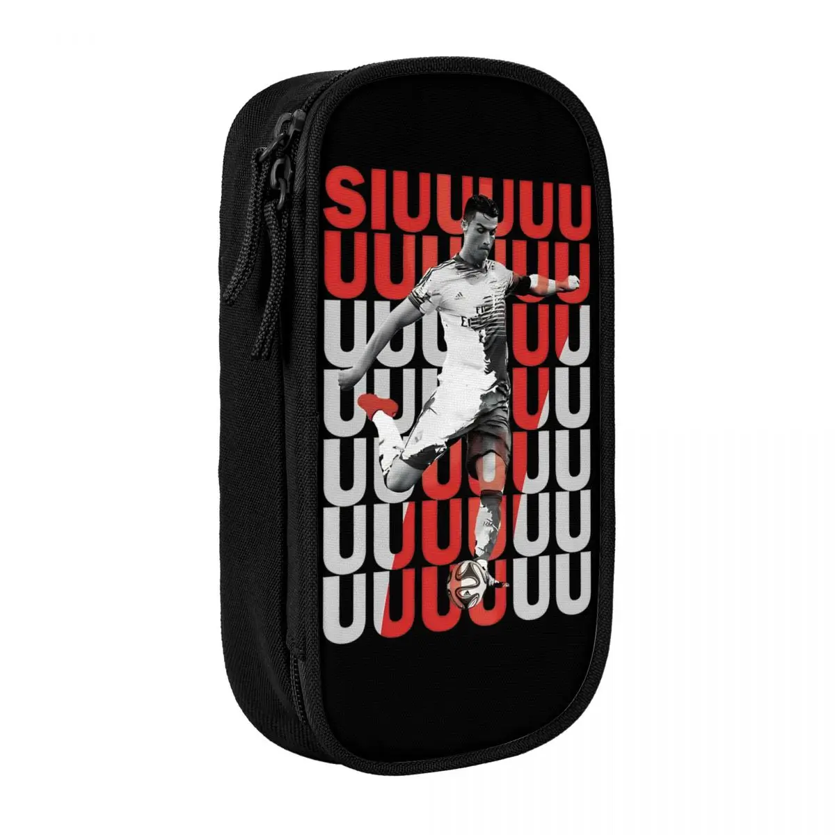 CR7 Football Soccer Pencil Case - Big Capacity School and Cosmetic Organizer