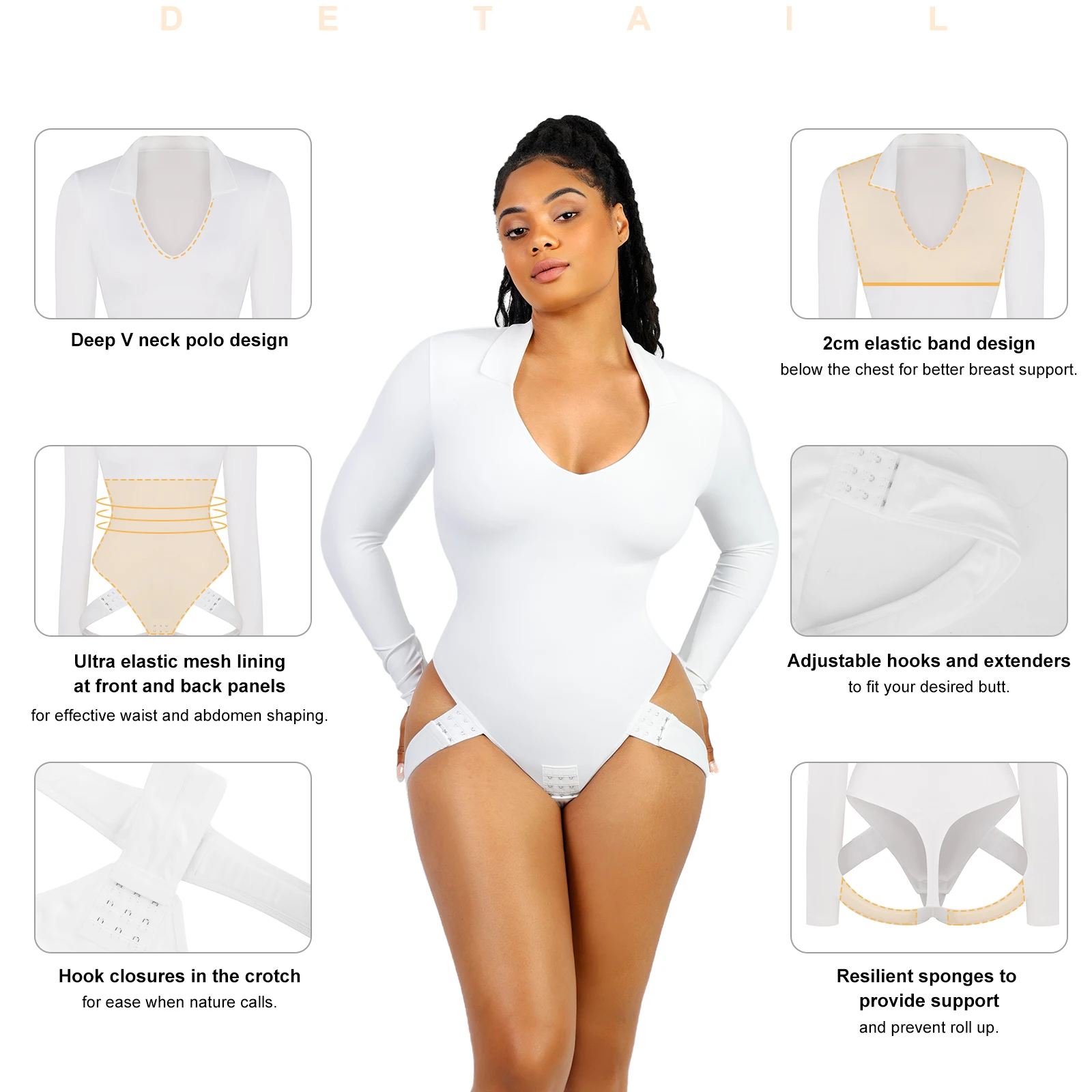 Women Fajas Slimming Seamless Thong Body Shaper Shapewear faja