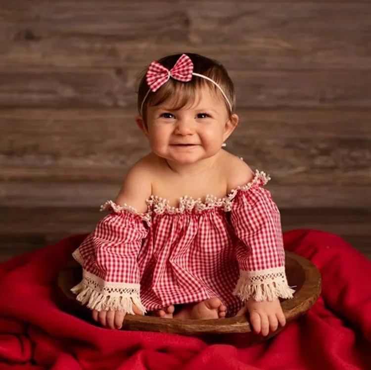 NewbornToddlerBabyGirlsPhotographyClothingCotumesBabyGirlRed