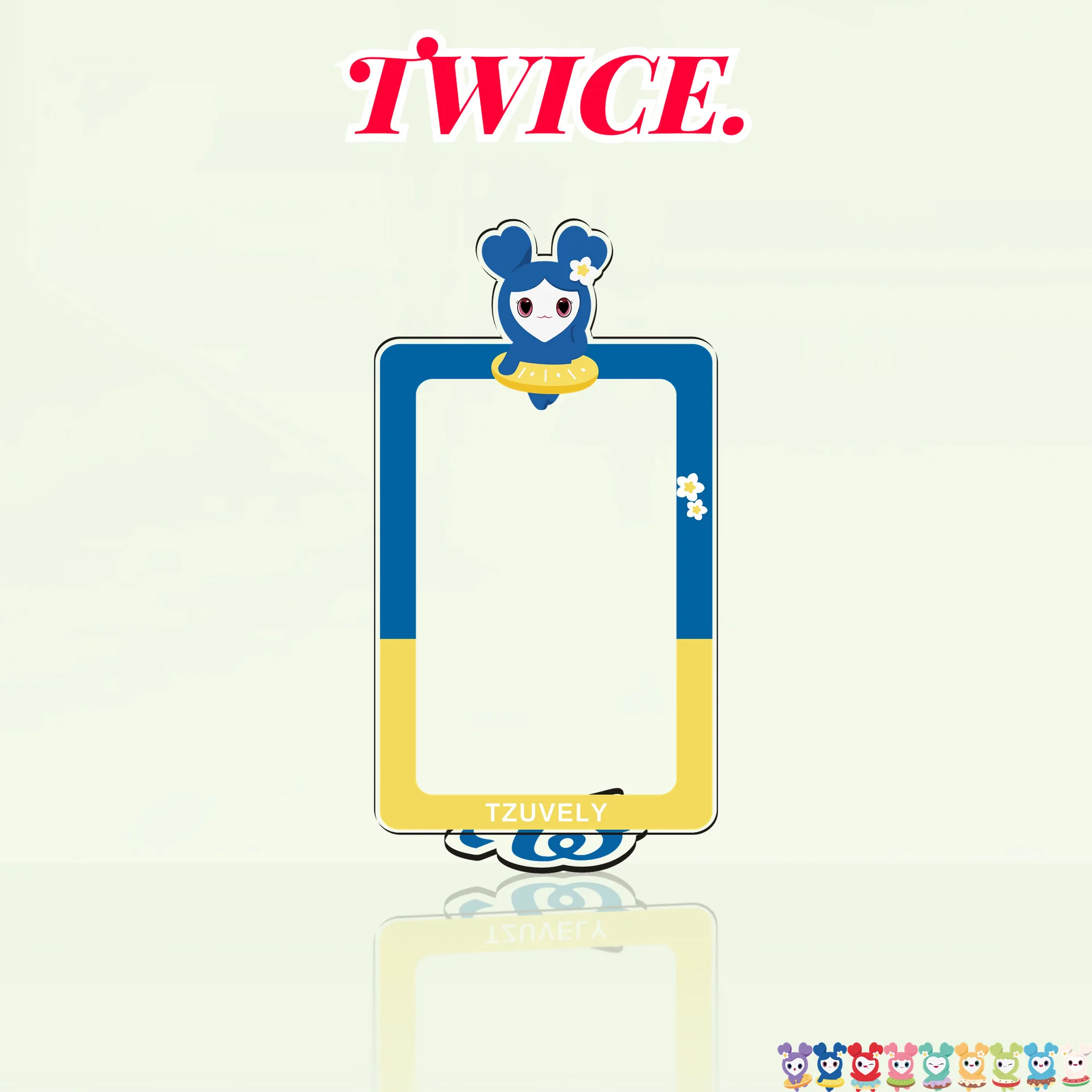 KPOP Photo Frame Stand Holder Cartoon LOVELY HD Acrylic