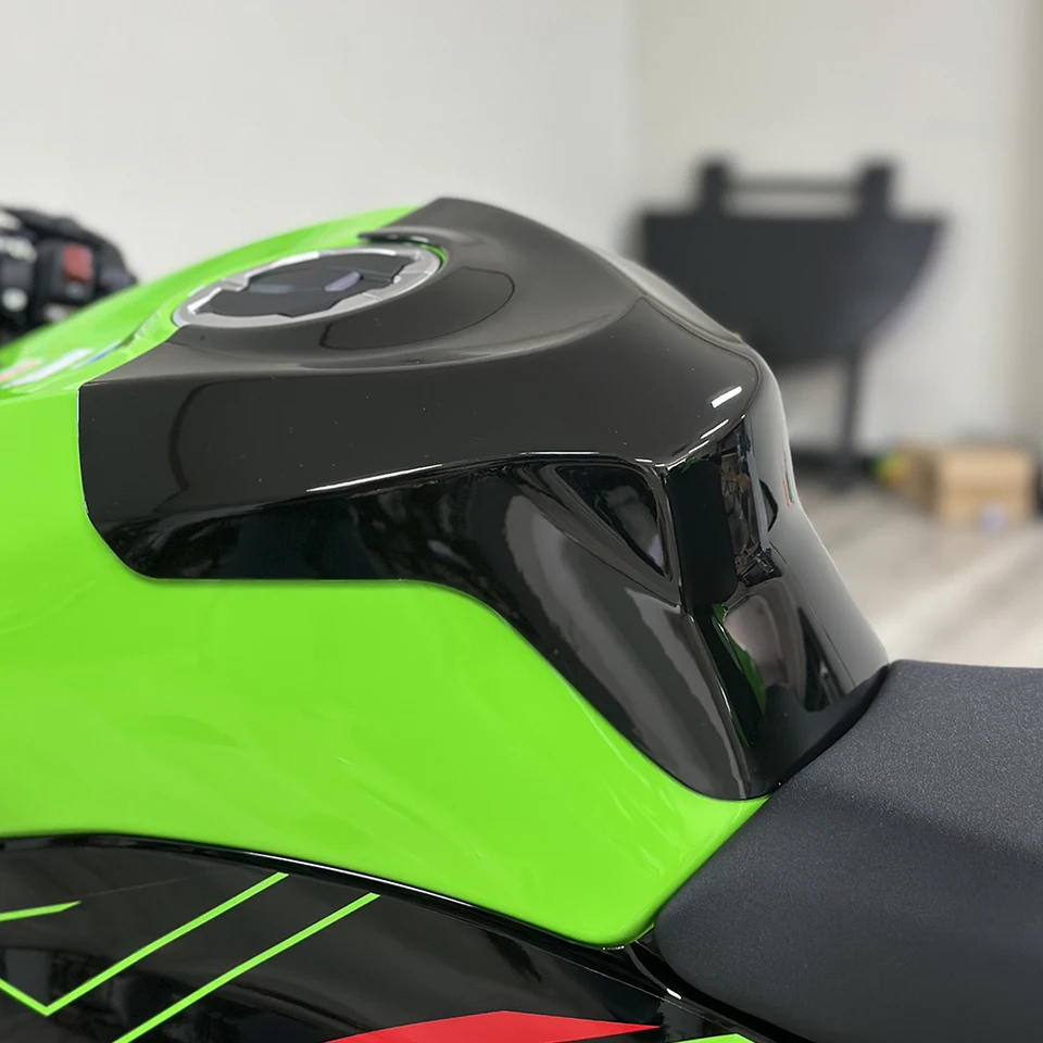 小柄袋 Gloss Black and Pearl Blue Stripes - 2019 To 2023 ZX-6R