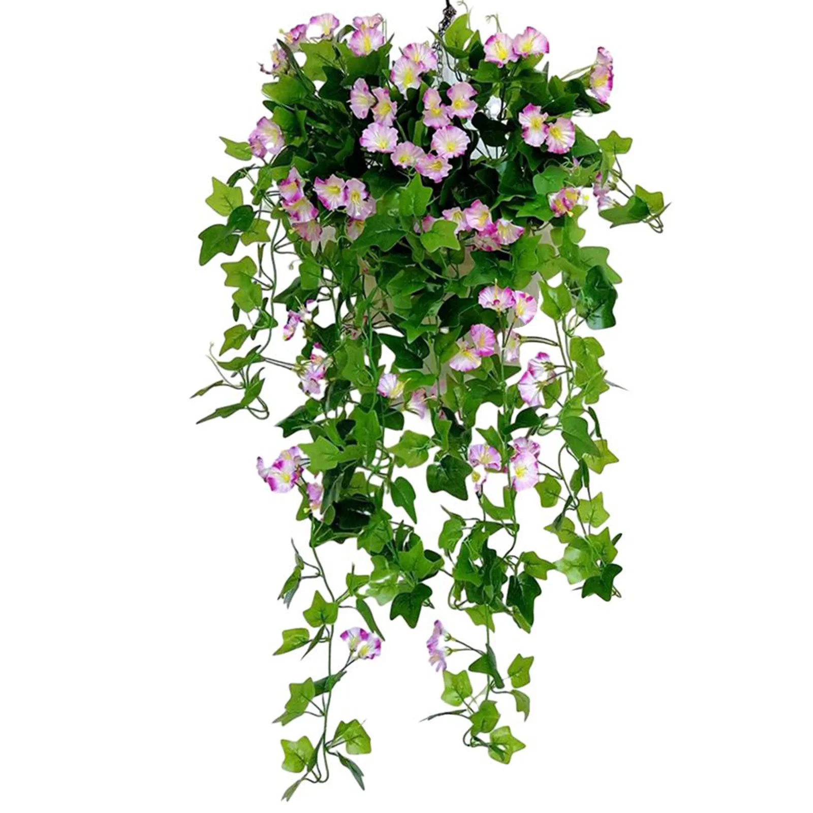 

1pc Artificial Orchid Flower Vines Plastic Fake Flowers Wall Hanging Plants Garland Vine For Wedding Home Garden Decoration