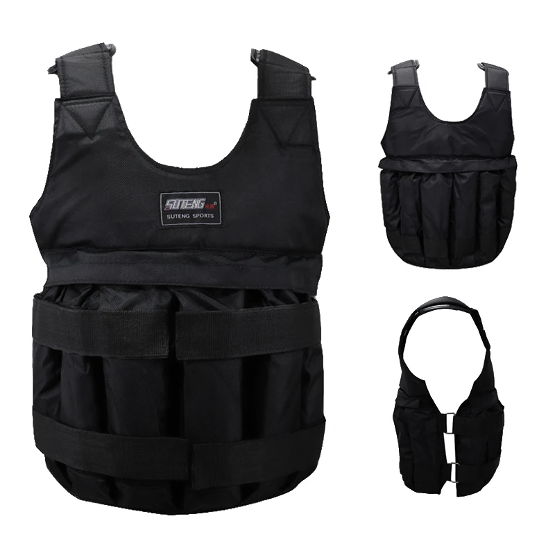 Aigend Tactical Vests 50KG Weighted Vest Strength Training Jacket for Workout Fitness
