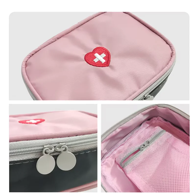 Empty Mini Household First Aid Kit Bag Travel Portable Medicine Package Emergency Kit Bags Medicine Storage Bag Small Organizer