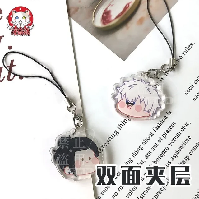 Jujutsu Kaisen Anime Phone Lanyard Gojo Satoru Geto Suguru Q Version  Cartoon Rope Straps Acrylic Pendant Ornament Kawaii Gift - AliExpress