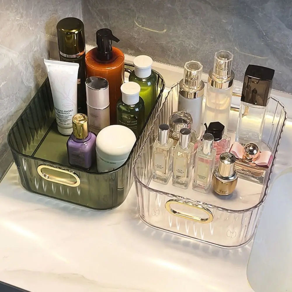 Desk Storage Box Cover Transparent Facial Mask Box Storage Rack Sorting Basket Lipstick Desk Skin Care Cosmetics Box 3