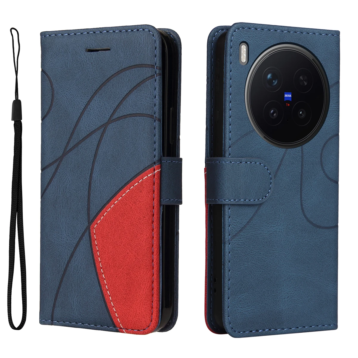 Luxury Leather Wallet Phone Case with Magnetic Flip Stand Cover Coque