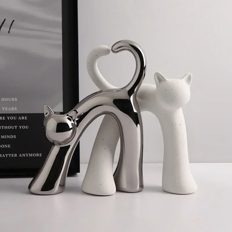 

Nordic creative wine cabinet decorations and ornaments Cat living room TV cabinet Home animal tabletop decoration wholesale