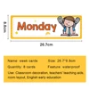 Day of The Week Learning Flashcards English Teaching Aids Kids Homeschool Supplies Educational Posters Classroom Decoration 3