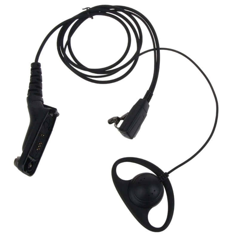 

D-Shape Earpiece Security Headset Microphone Quick Connection for P8268 P8668