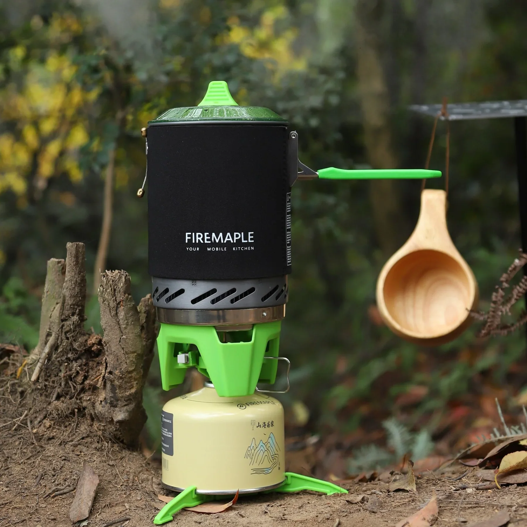 Fire-Maple FMS-X2 Kochsystem Outdoor Gasherd Brenner Tragbarer Wärmetauscher Topf Piezo Zündung Camping Wandern Gasherd – Detail 15