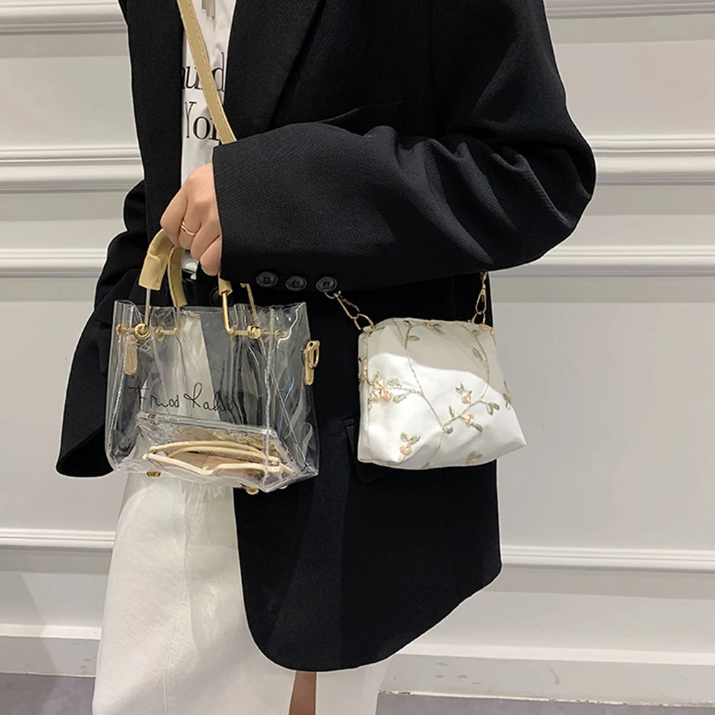small clear lv bag