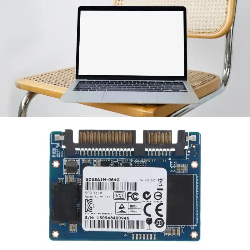 64GB Internal SATA Module SSD for M500 M551 Half Slim Solid-State