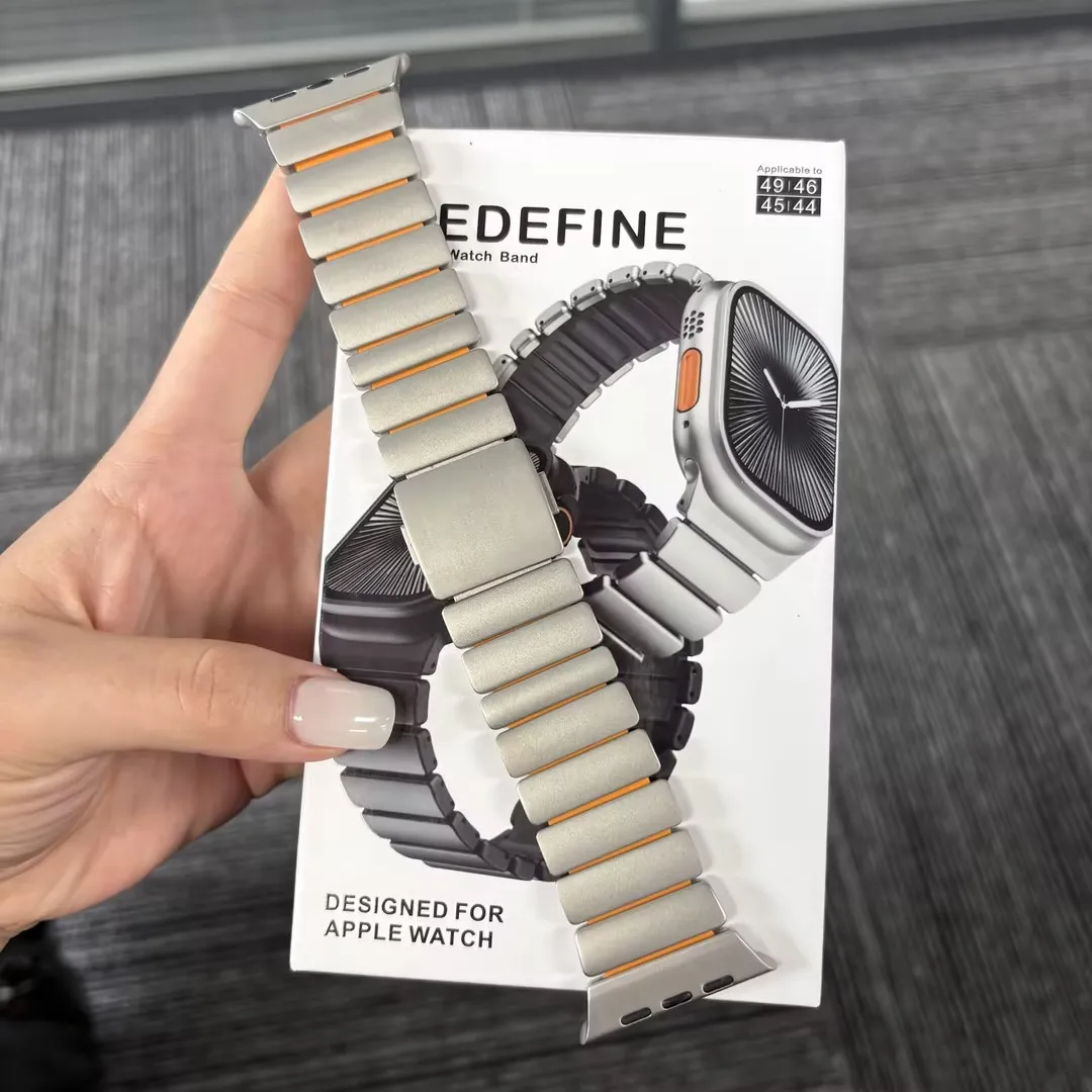 Elegant Titanium Magnetic Bracelet Strap
