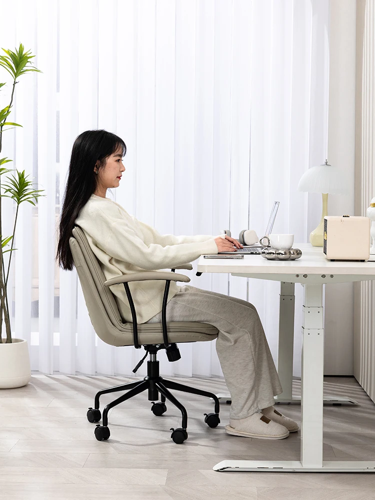 

Роскошное кожаное офисное кресло, компьютерное кресло-качалка для дома, игровое кресло для работы, встреч, кабинета, офисная мебель LVOC