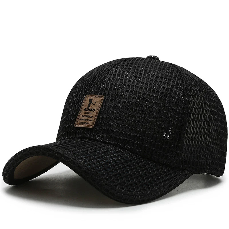 Men's Baseball Cap Summer Breathable Full Net Shade Fishing Cap Outdoor Leisure Sports baseball cap