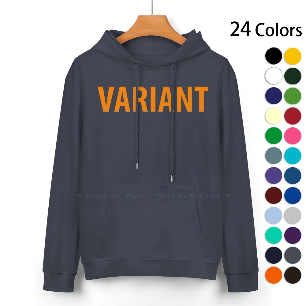 

Variant Pure Cotton Hoodie Sweater 24 Colors Variant Lady Tva Mcu Tom Hiddleston Time Variance 100% Cotton Hooded Sweatshirt