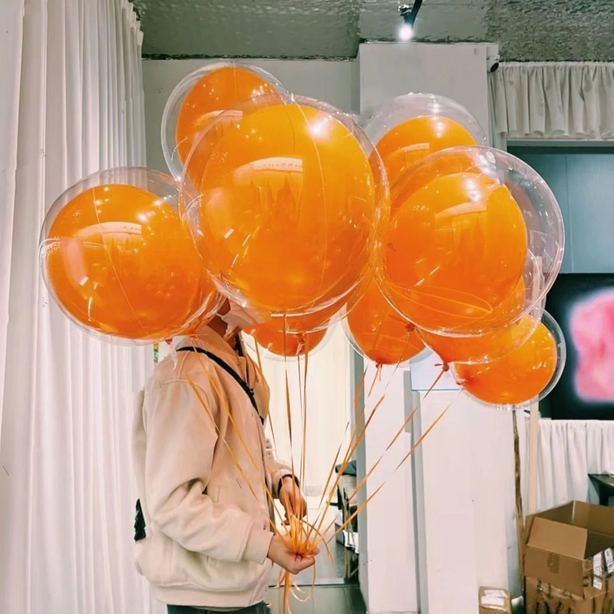 팽창식 투명 보보 풍선, 생일 파티 용품, 웨딩 베이비 샤워 장식 풍선, 8 인치, 11 인치, 18 인치, 20 인치, 24/36 인치, 50 개