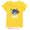 Astros Playroom Game Astrobot T Shirt Kids ASTRO BOT Cartoon Clothes Teen Boys Short Sleeve Tops Baby Girls 100% Cotton T-shirts 4