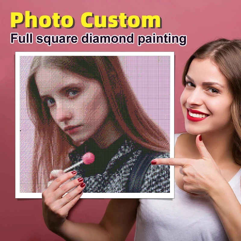 5D Diamond Painting Photo Custom Diamond Mosaic Full Square/Round Diamond Embroidery DIY Home Decor Rhinestones Painting