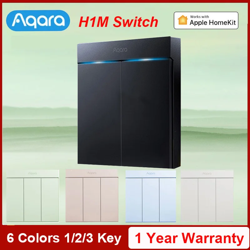 Aqara-Smart-Wall-Switch-H1M-Neutral-MARS-Tech-6-Colors-Wireless-Key ...