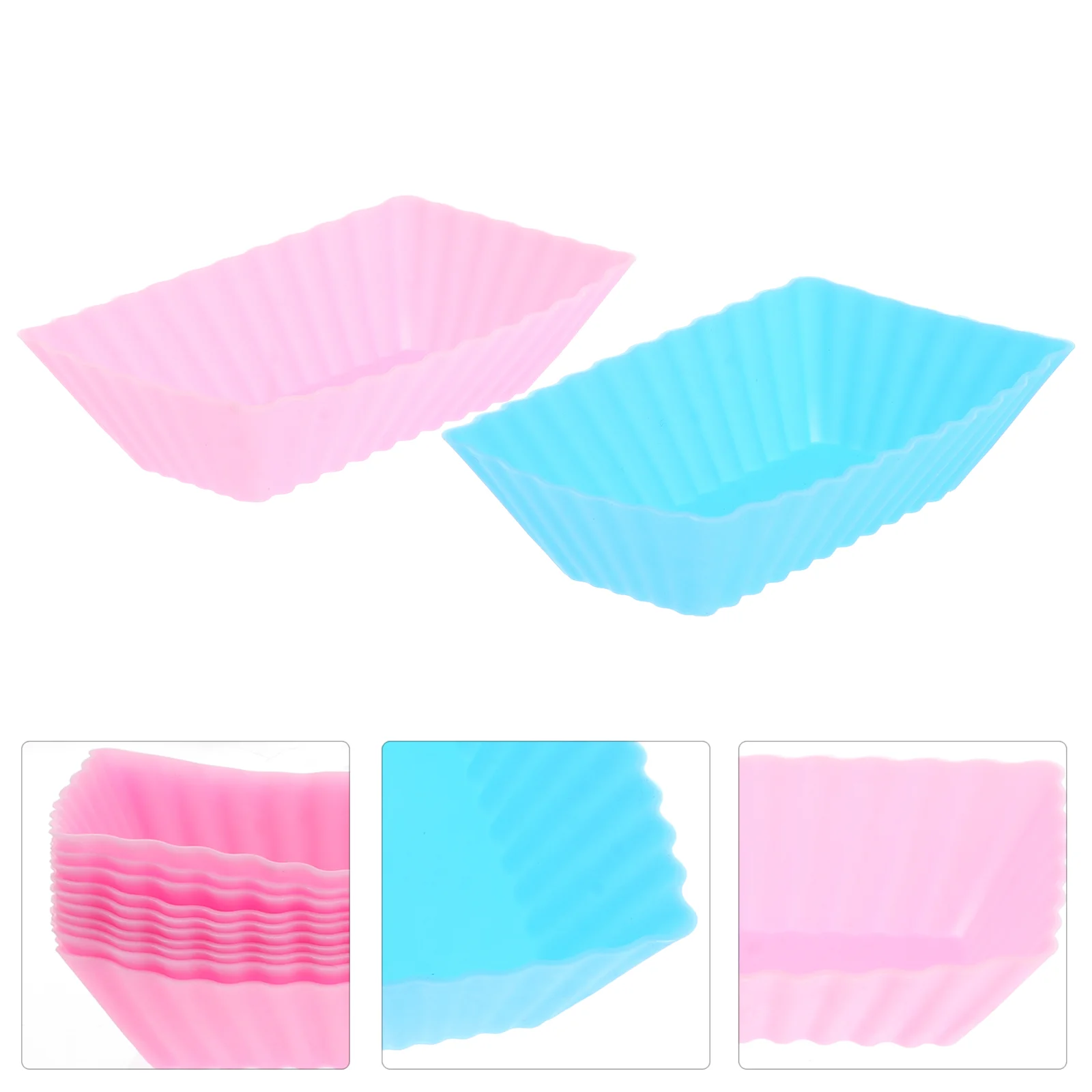

12 Pcs Wrapping Paper Baby Mini Muffin Pan Silicone Cupcake Liners Reusable Cups