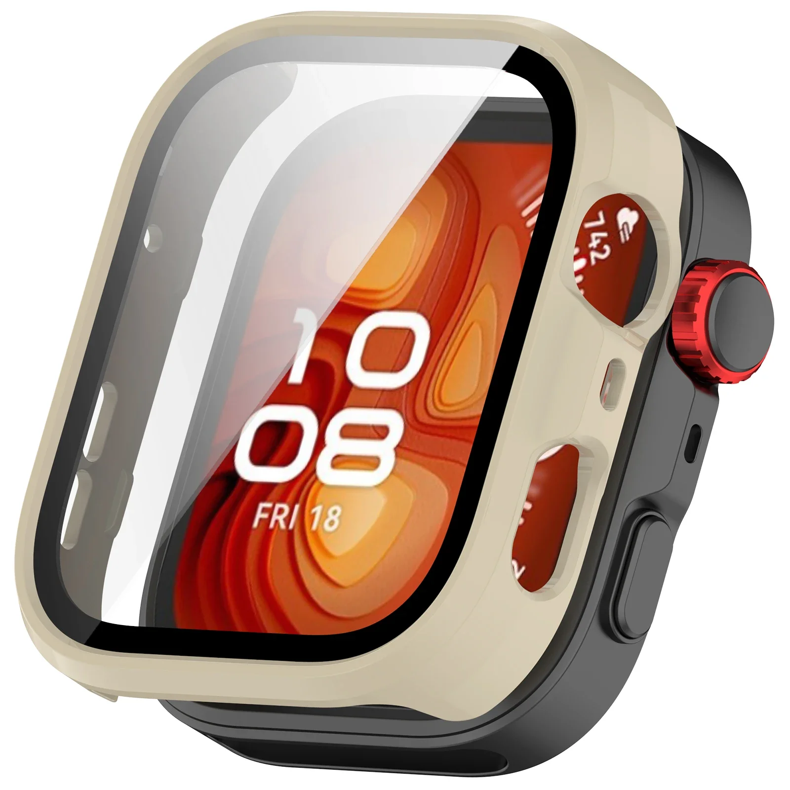 Enhanced HD Tempered Glass+PC Protective Case - Anti-Fall Full Frame Screen Shell