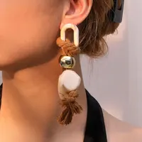 Gracie Handmade Long Beads & Ropes Earrings 1